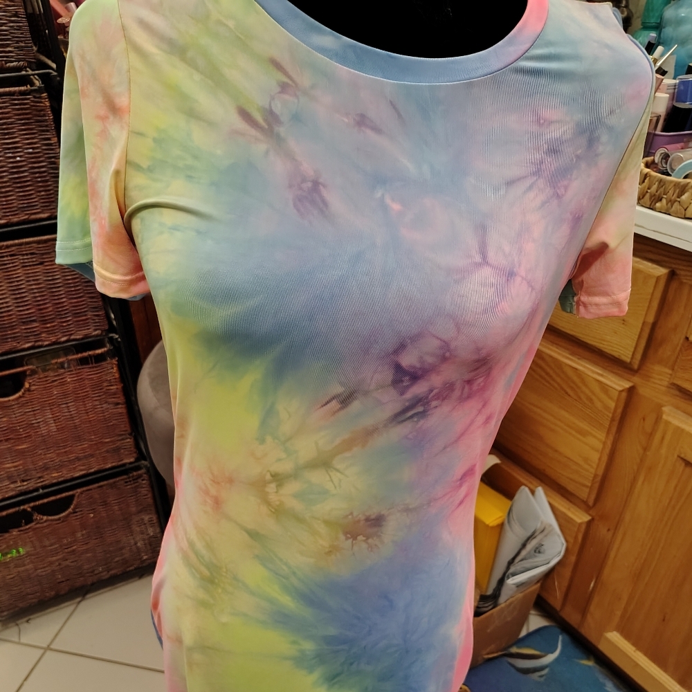 Tie-Dye T-Shirt Dress/Tunic/NWOT/ SZ Medium/ See Info